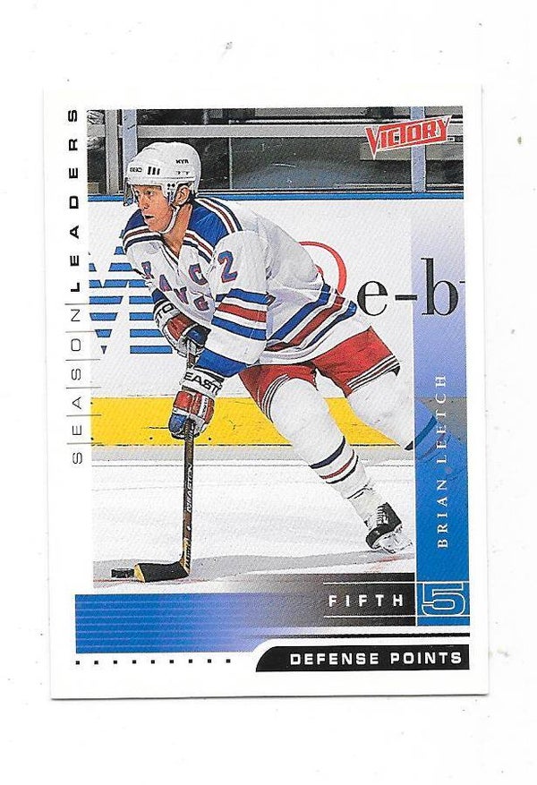 1999-00 Upper Deck Victory #345 Brian Leetch , New York Rangers