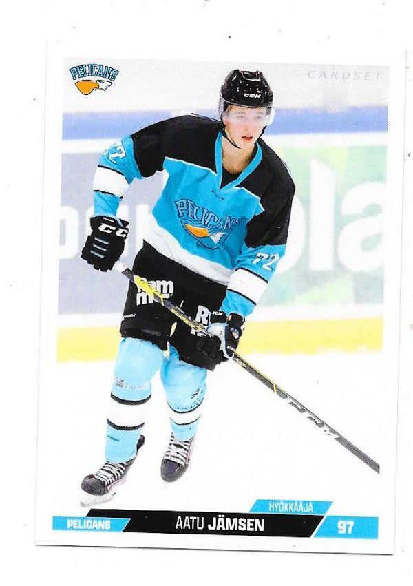 2023-24 Finnish Cardset #120 Aatu Jämsen Pelicans , Los Angeles Kings