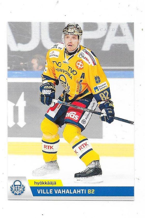 2018-19 Finnish Cardset Ice Hockey card #108 Ville Vahalahti , Lukko