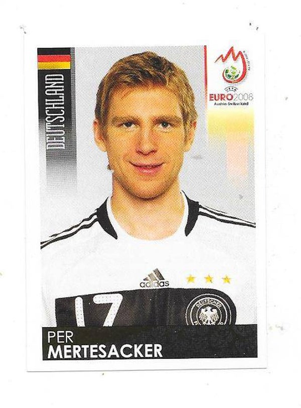 2008 Panini UEFA EURO Sticker #209 Per Mertesacker , Germany