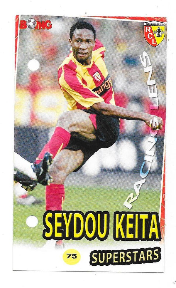 2007-08 Finnish Boing Superstars #75 Seydou Keita Racing Lens , Mali