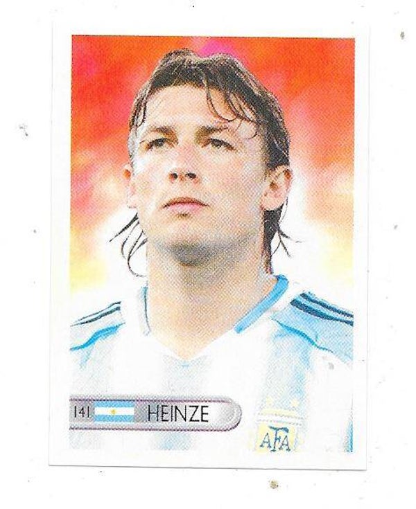 2006 Mundocrom FIFA World Cup Sticker #141 Gabriel Heinze , Argentina
