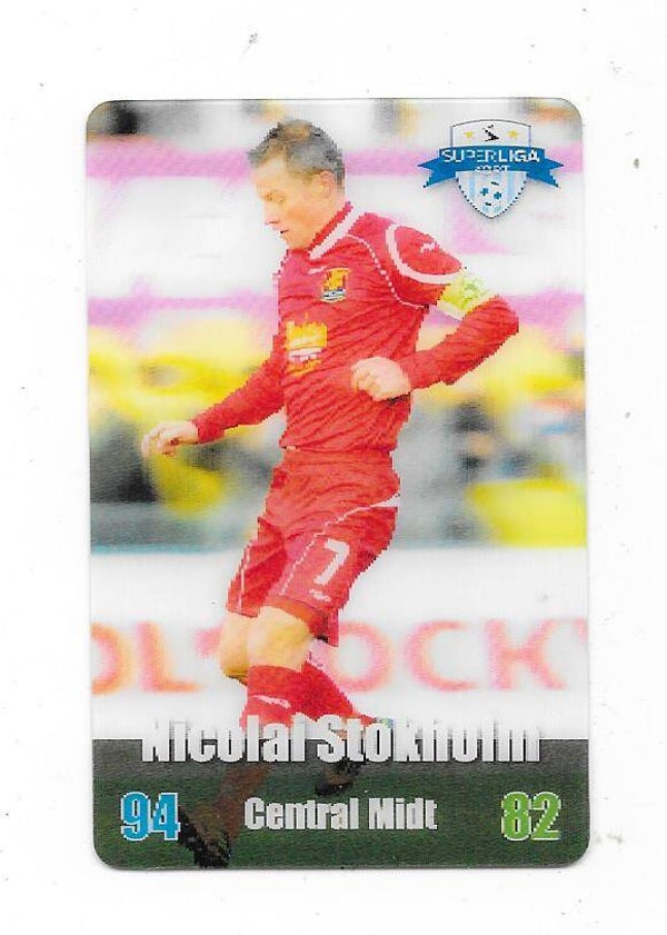 2012-13 Danish Superliga Kort Kulma Football Card  # Nicolai Stokholm , Nordsjælland