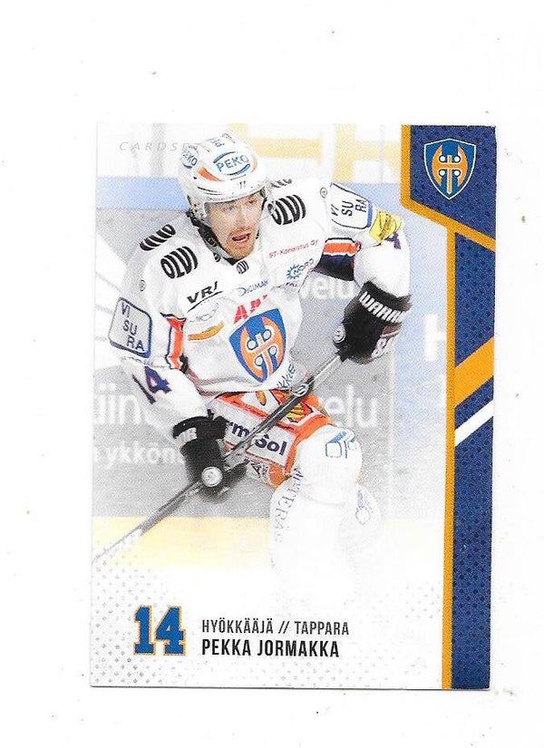 2014-15 Finnish Cardset Ice Hockey card #138 Pekka Jormakka , Tappara , Grizzlys Wolfsburg
