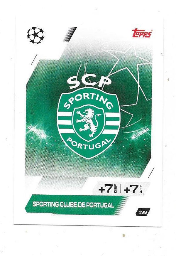 2025-26 Topps Match Attax Champions League #199 Sporting CP , Logo