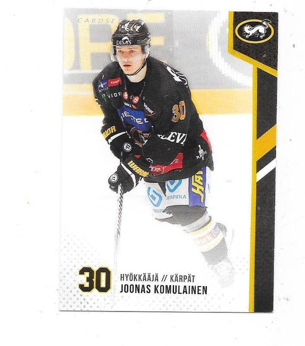 2014-15 Finnish Cardset Ice Hockey card #82 Joonas Komulainen , Kärpät