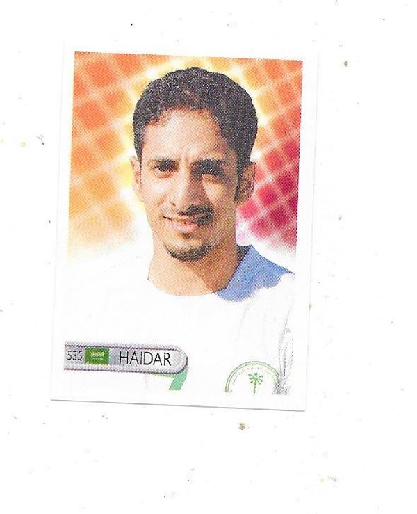 2006 Mundocrom World Cup Sticker #535 Mohamed Haidar , Saudi Arabia