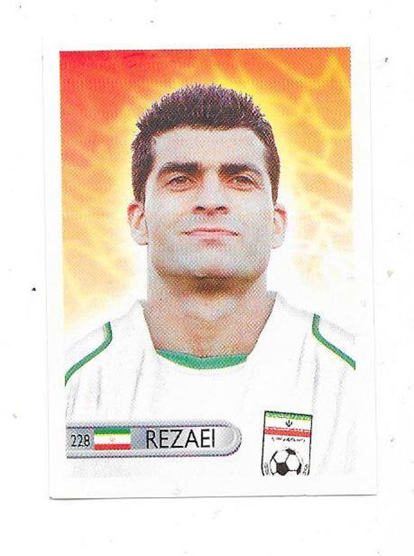 2006 Mundocrom FIFA World Cup Sticker #228 Rahman Rezaei , Iran , Messina
