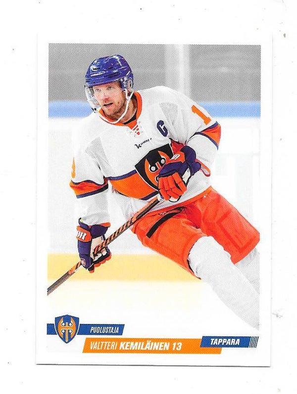 2022-23 Finnish Cardset #146 Valtteri Kemiläinen  Tappara , Kölner Haie