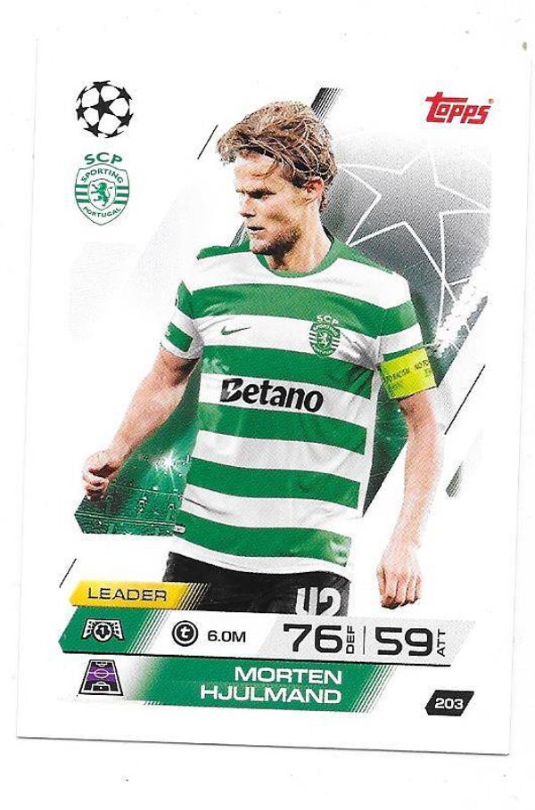 2025-26 Topps Match Attax Champions League #203 Morten Hjulmand , Sporting CP