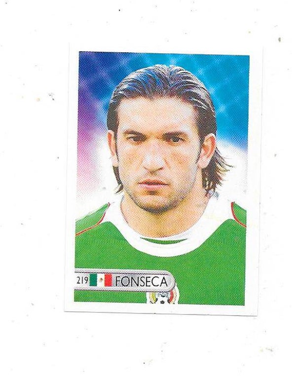 2006 Mundocrom FIFA World Cup Football Sticker #219 Jose Fonseca , Mexico