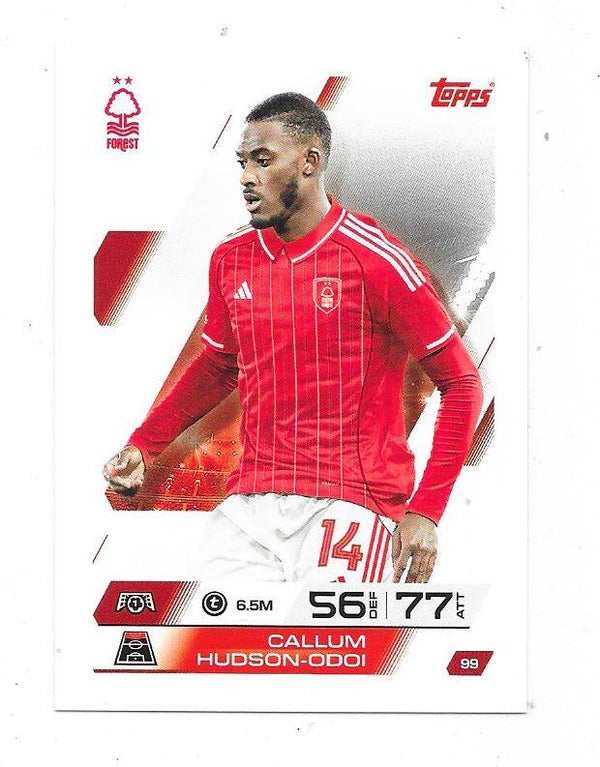2025-26 Topps Match Attax Champions League #99 Callum Hudson-Odoi , Nottingham Forest