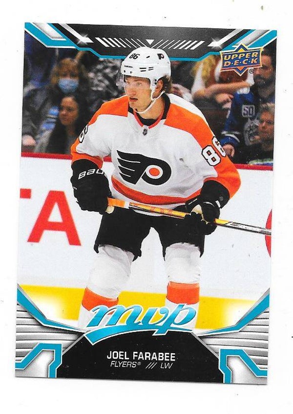 2022-23 Upper Deck MVP NHL Ice Hockey Cards #95 Joel Farabee , Philadelphia Flyers
