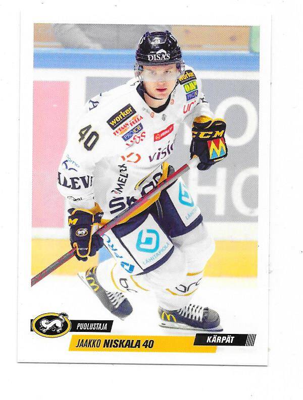 2022-23 Finnish Cardset #260 Jaakko Niskala  Kärpät , Nikko Icebucks