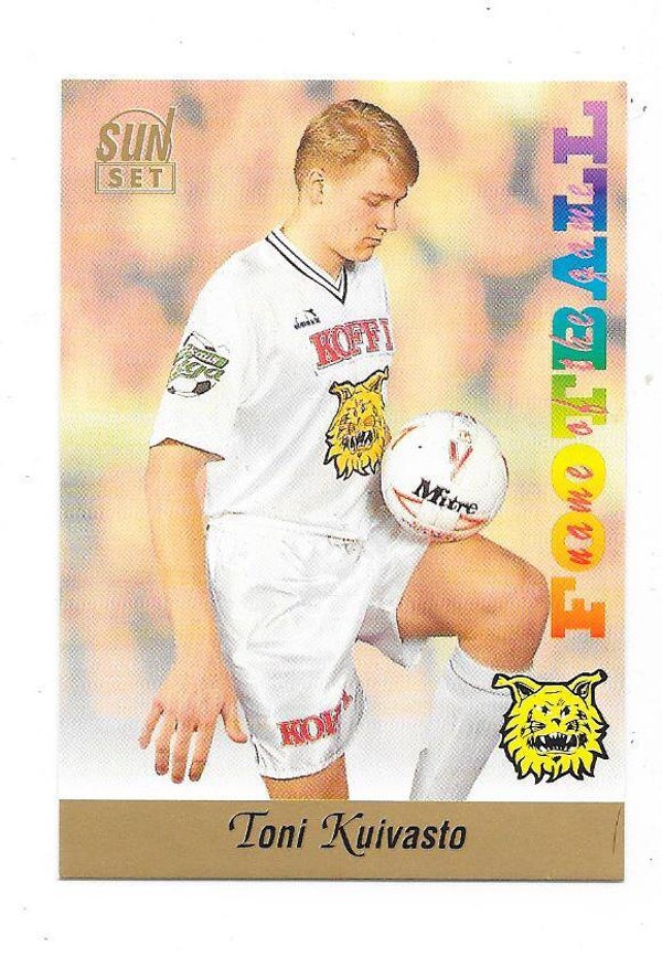 1994 Finnish Sunset Football Card #15 Toni Kuivasto , Ilves , Djurgårdens IF