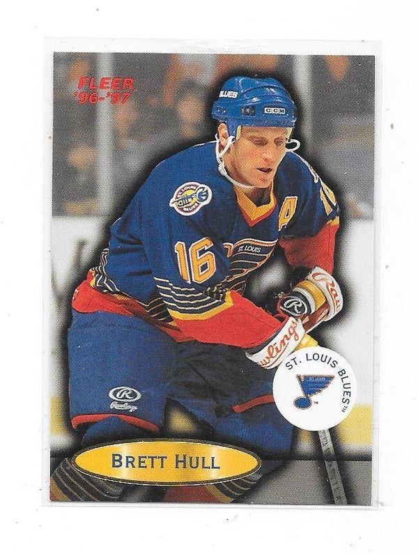 1996-97 Fleer #97 Brett Hull , St Louis Blues