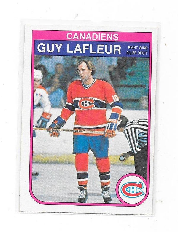 1982-83 OPC #186 Guy LaFleur , Montreal Canadiens