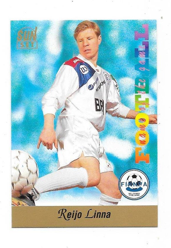 1994 Finnish Sunset Football card #270 Reijo Linna , FinnPa , Geylang Inter.