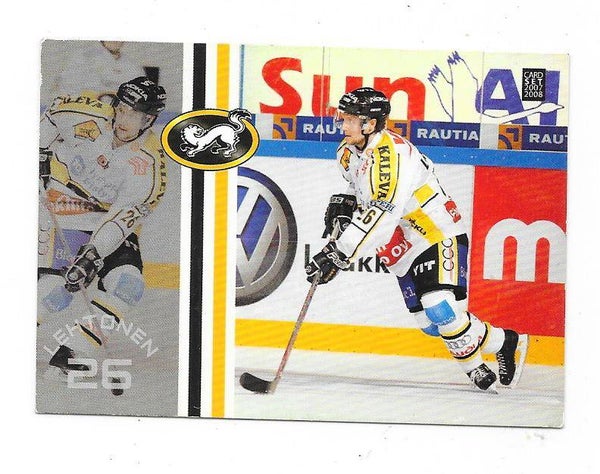2007-08 Finnish CardSet #260 Mikko Lehtonen , Kärpät & Nashville Predators