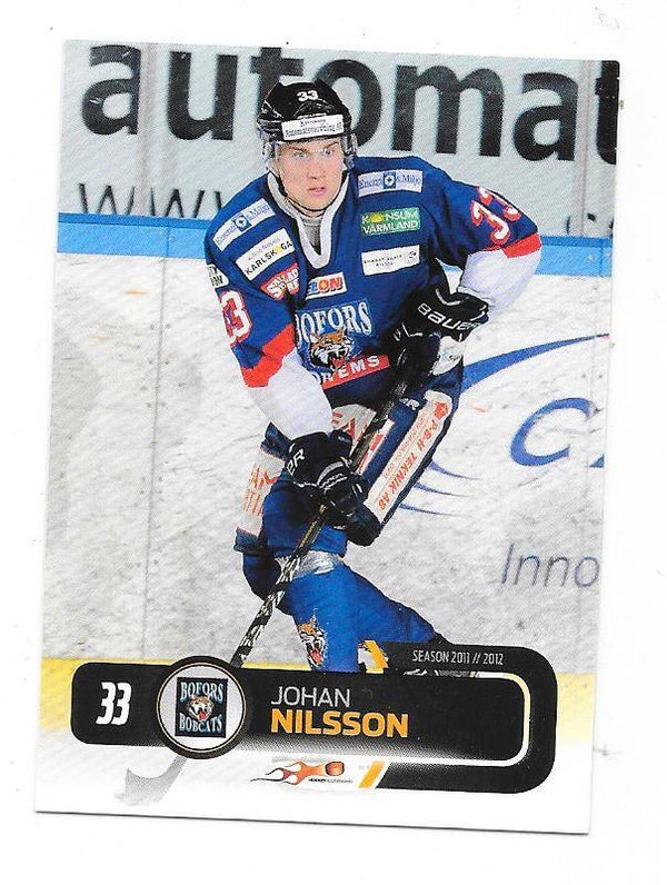 2011-12 Swedish Hockey Allsvenskan #23 Johan Nilsson , Bofors IK , Lillehammer