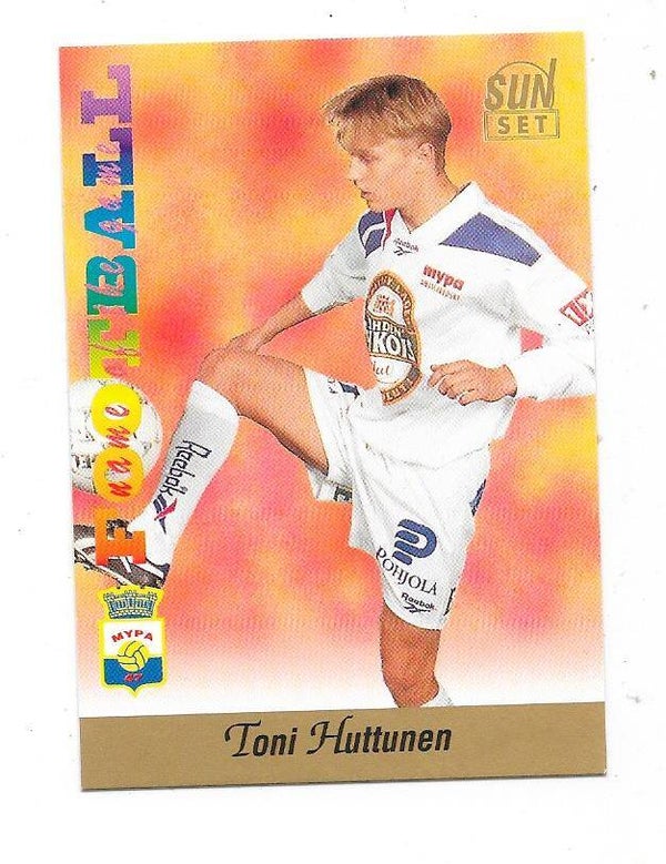 1994 Finnish Sunset Football card #161 Toni Huttunen , MyPa , Falkirk