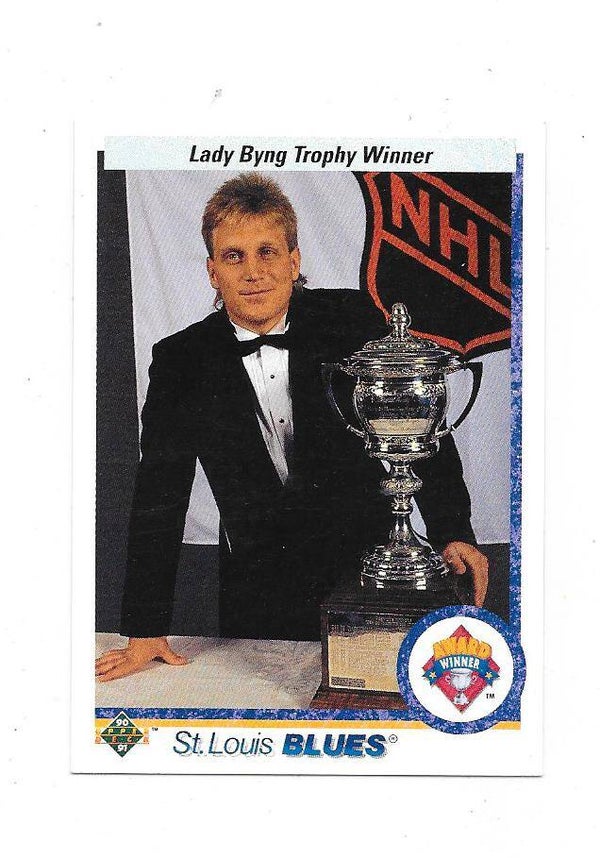 1990-91 Upper Deck #203 Brett Hull , St Louis Blues