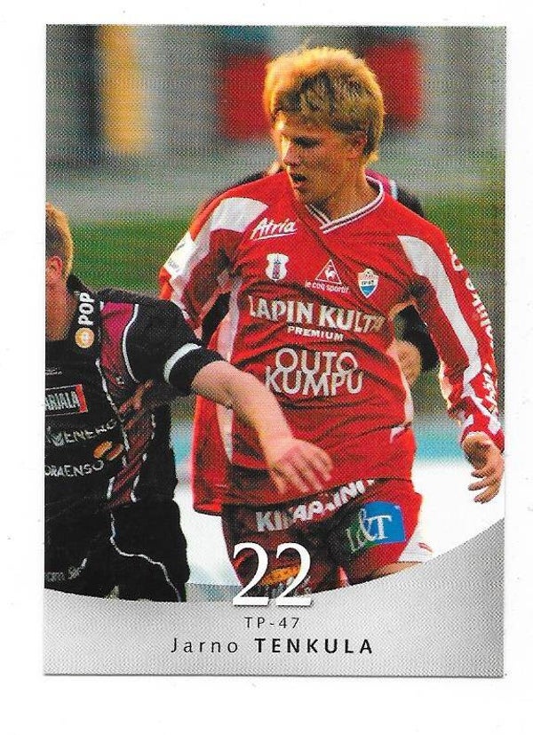 2004 Finnish Cardset Football card #181 Jarno Tenkula , TP-47 Tornio