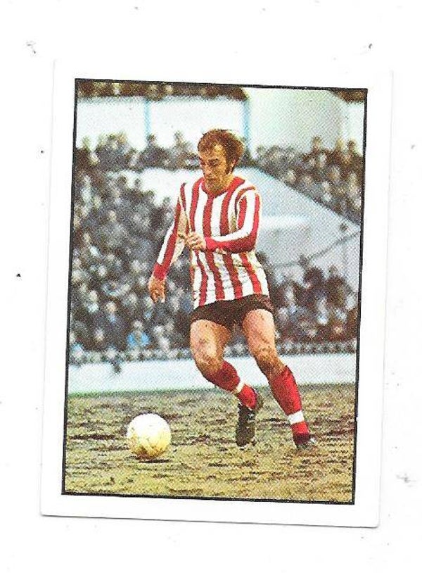 1972 Swedish Williams Football #195 Ron Davies  Southampton , Wales