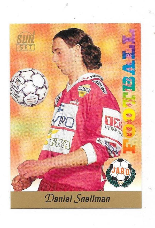 1994 Finnish Sunset Football card #114 Daniel Snellman , Jaro FF