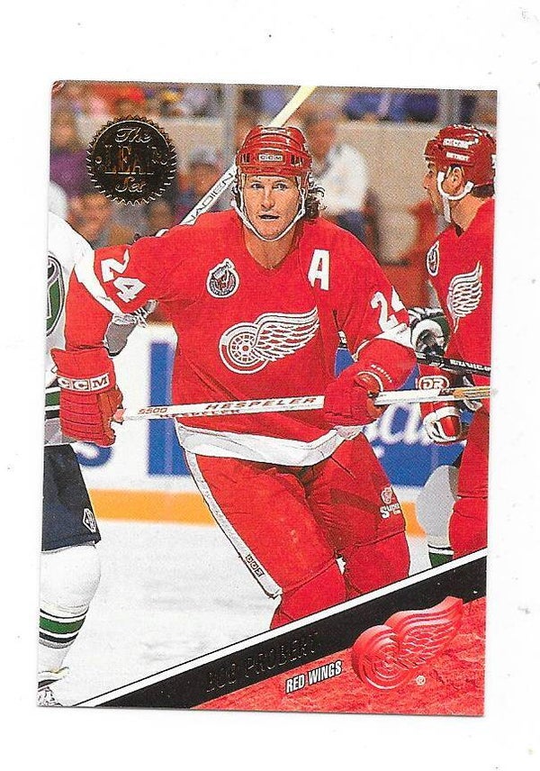 1993-94 LEAF #186 Bob Probert , Detroit Red Wings