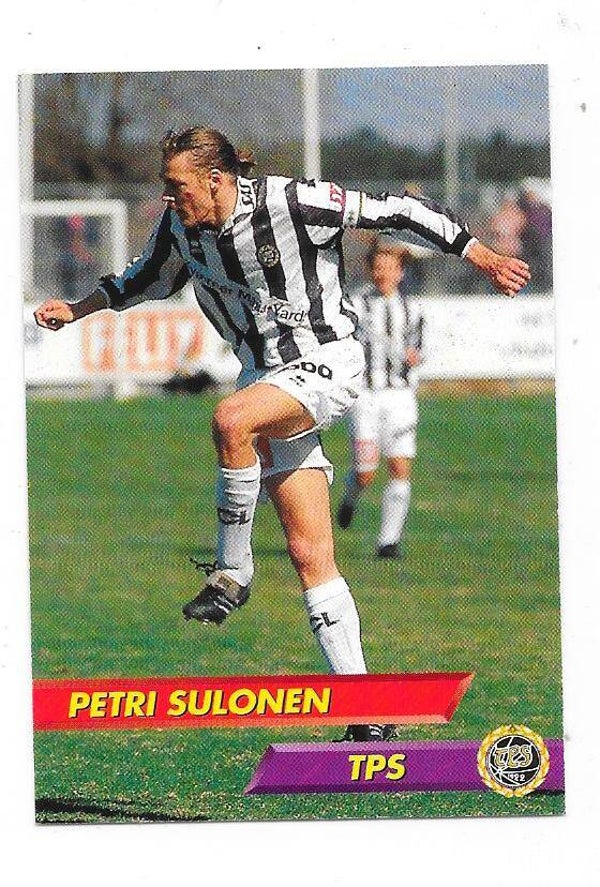 1994 Finnish Sunset Football card #31 Petri Sulonen , TPS Turku