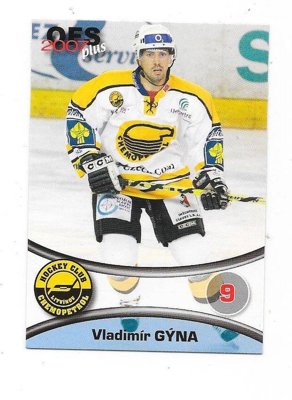 2006-07 Czech OFS #133 Vladimír Gýna . HC Litvinov , HC Slovan Bratislava