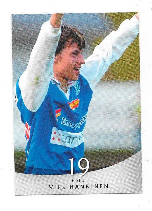 2004 Finnish Cardset Football Card #152 Mika Hänninen , RoPS