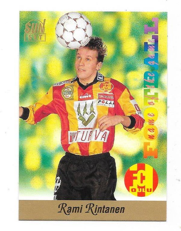 1994 Finnish Sunset Football card #145 Rami Rintanen , FC Oulu