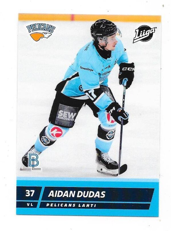 2025-26 Finnish Blueline #322 Aidan Dudas  Pelicans , Owen Sound Attack