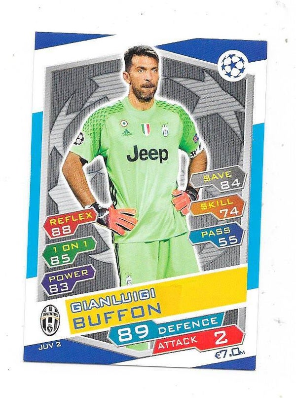 2016-17 Topps Match Attax  Champions League # Gianluigi Buffon  Juventus , Italia