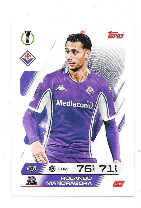 2025-26 Topps Match Attax Champions League #285 Rolando Mandragona , Fiorentina , Italia