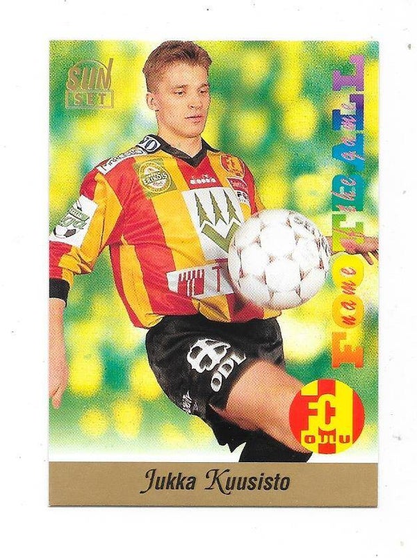 1994 Finnish Sunset Football card #141 Jukka Kuusisto , FC Oulu