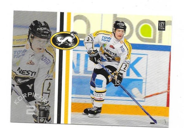 2007-08 Finnish CardSet #258 Oskari Korpikari , Kärpät