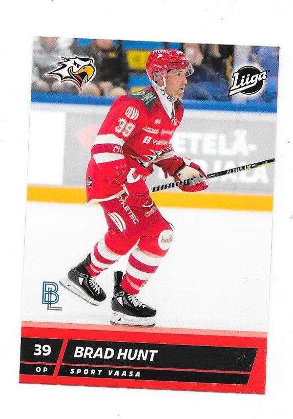 2025-26 Finnish Blueline #339 Brad Hunt  Vaasan Sport , Bemidji State Univ.