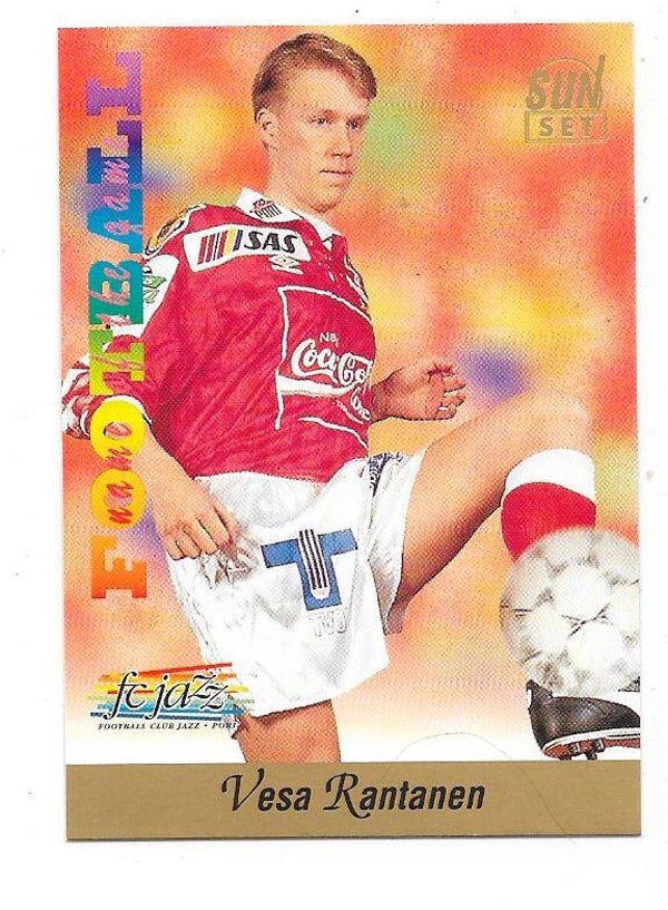 1994 Finnish Sunset Football card #248 Vesa Rantanen , FC Jazz , Pori