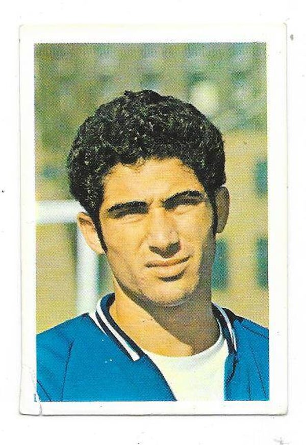 1970 Swedish Semic Football World Cup #107 Giora Spiegel , Israel , Maccabi Tel Aviv