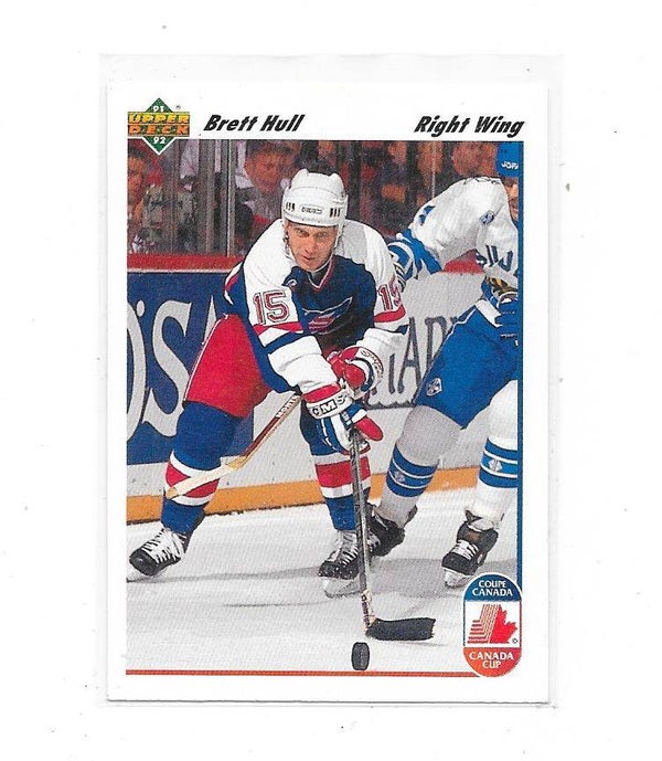 1991-92 Upper Deck CC #33 Brett Hull . USA