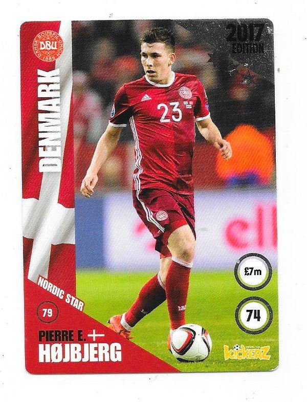 2016-17 Swedish Kickerz Silverstar # Pierre Højbjerg , Southampton & Denmark