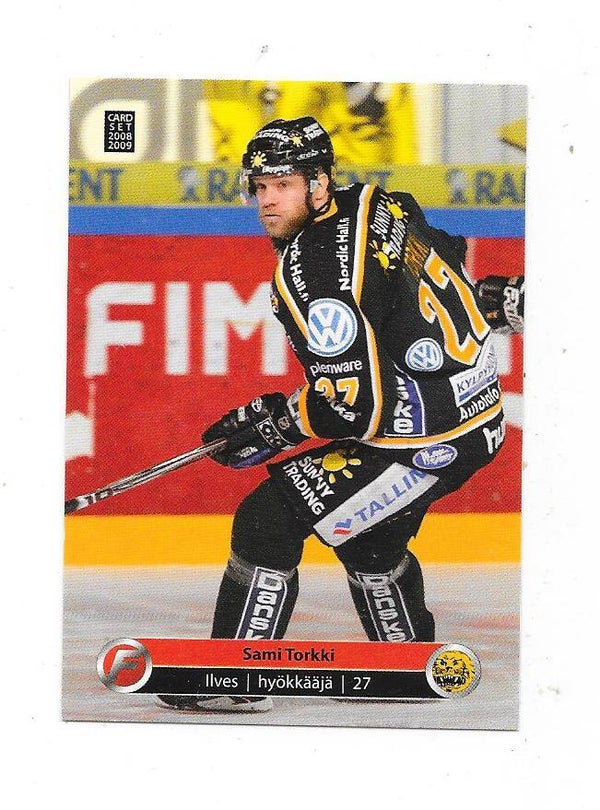 2008-09 Finnish CardSet #94 Sami Torkki , Ilves & Linköping HC