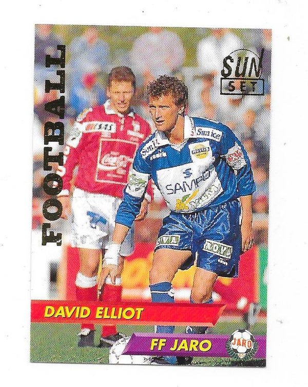 1994 Finnish Sunset Football GOLD edt #80 David Elliiot , Jaro FF Pietarsaari
