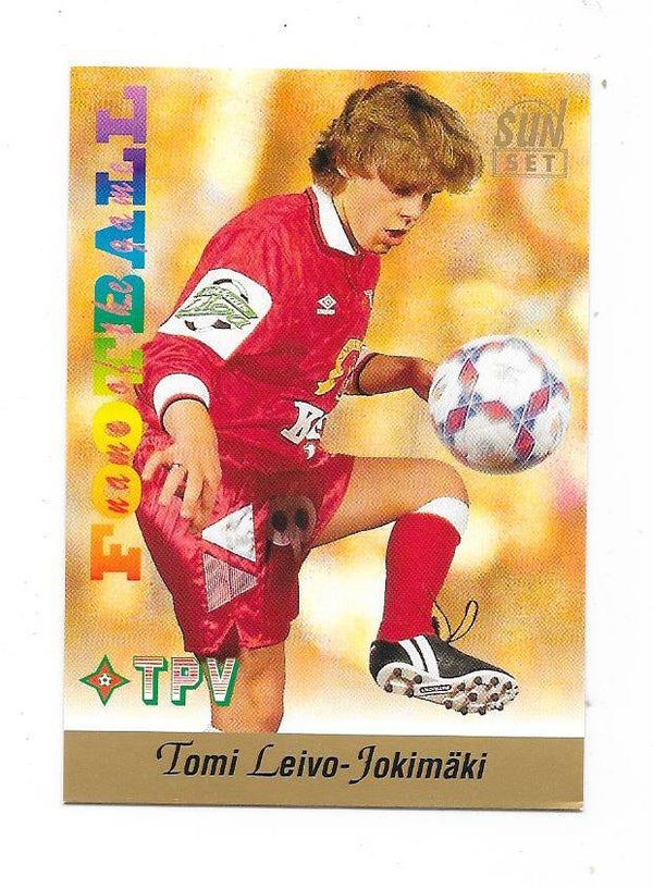 1994 Finnish Sunset Football card #188 Tomi Leivo-Jokimäki , TPV Tampere
