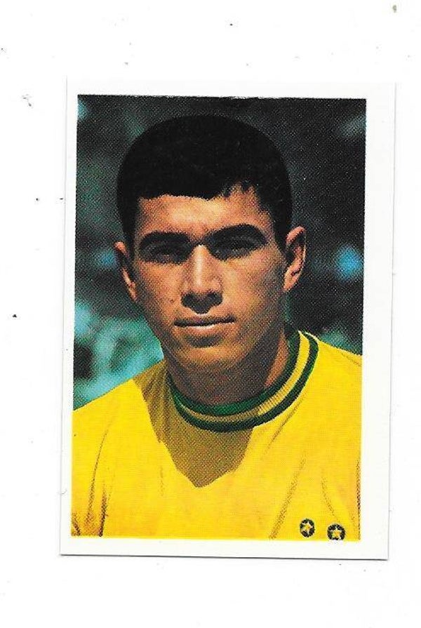 1970 Swedish Semic Football World Cup #52 Clodoaldo , Brazil , Santos