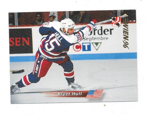 1996 Swedish Semic WIEN 96 #164 Brett Hull , USA