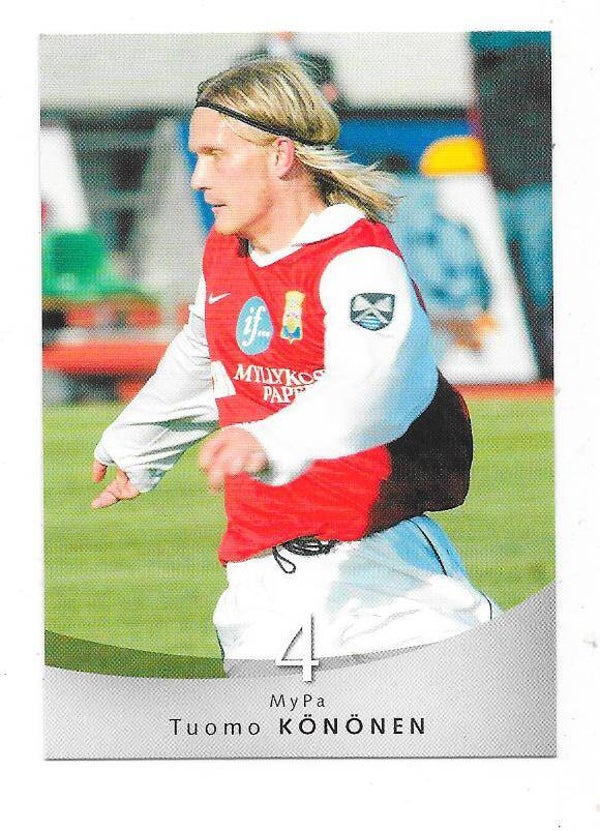 2004 Finnish Cardset Football #133 Tuomo Könönen , MyPa , Odd Grenland